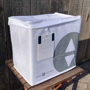 Sleep Number Total Protection Mattress Pad, queen-size, white, new w/tags in bag